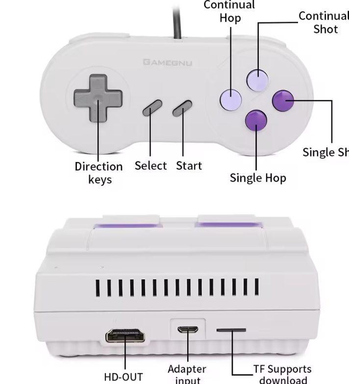 Retro SNES TV Mini